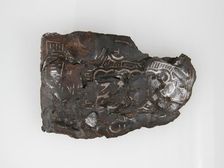 Counter Plate of a Belt Buckle, Frankish, 7th century. Creator: Unknown