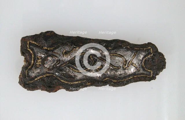 Counter Plate of a Belt Buckle, Frankish, 7th century. Creator: Unknown.