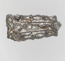 Counter Plate of a Belt Buckle, Frankish, 7th century. Creator: Unknown
