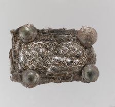 Counter Plate of a Belt Buckle, Frankish or Burgundian, 4th-7th century. Creator: Unknown
