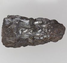 Counter Plate of a Belt Buckle, Frankish, last quarter 7th century. Creator: Unknown