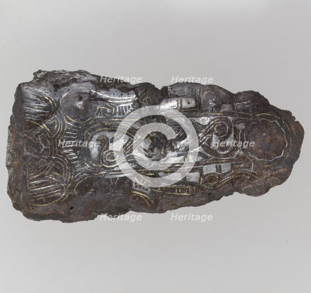 Counter Plate of a Belt Buckle, Frankish, last quarter 7th century. Creator: Unknown.