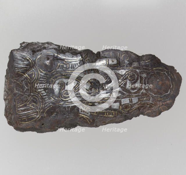 Counter Plate of a Belt Buckle, Frankish, last quarter 7th century. Creator: Unknown.