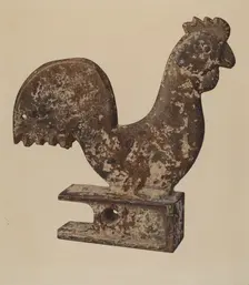 Counterbalance Rooster, 1938. Creator: Lloyd Charles Lemcke