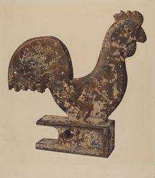 Counterbalance Rooster, 1938. Creator: Lloyd Charles Lemcke