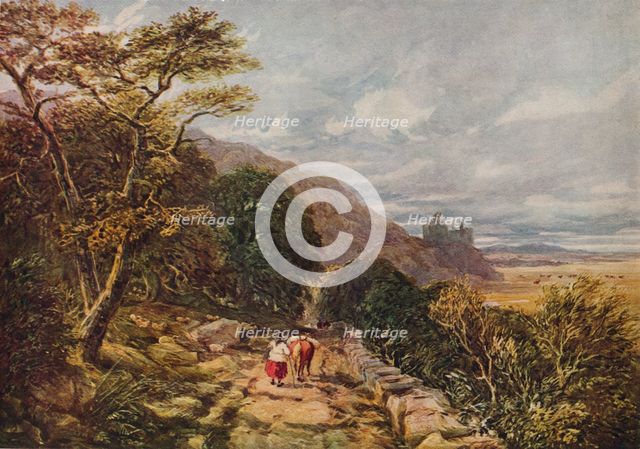 Country Track leading to Harlech Castle, 19th century, (1938). Artist: David Cox the elder