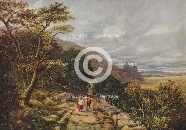 Country Track leading to Harlech Castle, 19th century, (1938). Artist: David Cox the elder