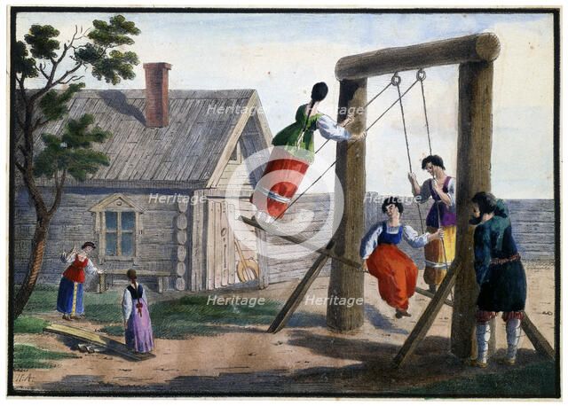 'Country Amusements', 1825.  Artist: Pyotr Alexandrov