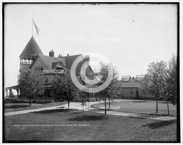 Country club, Grosse Pointe Farms, Detroit [sic], between 1890 and 1901. Creator: Unknown.
