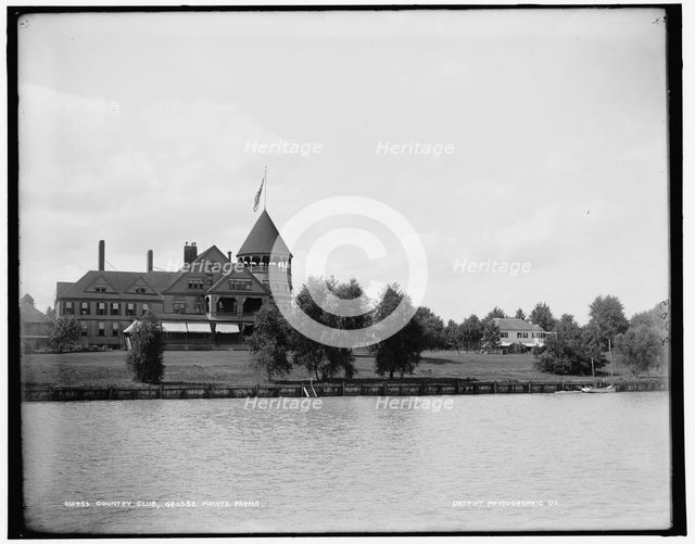 Country club, Grosse Pointe Farms [sic], between 1890 and 1901. Creator: Unknown.