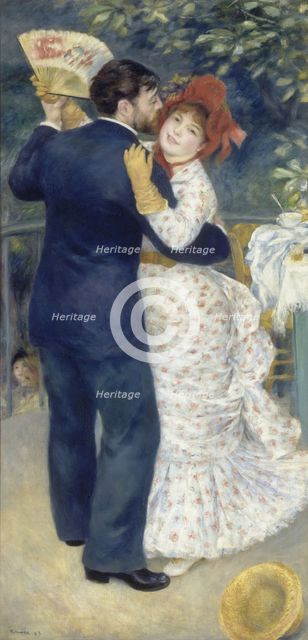 Country Dance (Danse à la campagne), 1883. Artist: Renoir, Pierre Auguste (1841-1919)