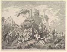 Country Fair, 1762. Creator: Pierre Charles Levesque