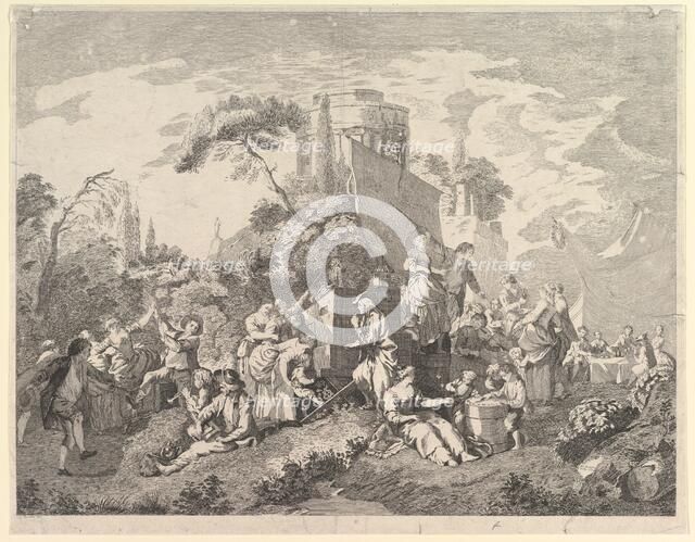 Country Fair, 1762. Creator: Pierre Charles Levesque.