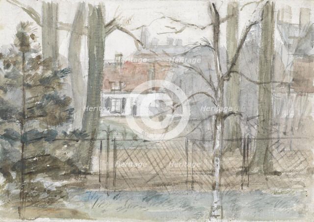 Country house and garden, 1834-1911. Creator: Jozef Israels.