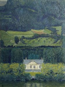 Country house by the water, 1908. Creator: Koloman Moser