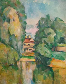 Country House by a River c1890. Artist: Paul Cezanne