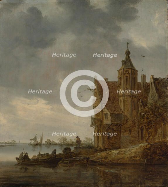 Country House near the Water, 1646. Creator: Jan van Goyen.