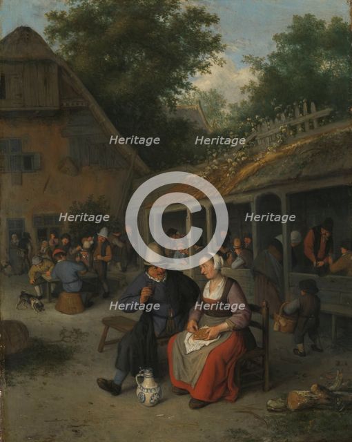 Country Inn, 1690. Creator: Cornelis Dusart.