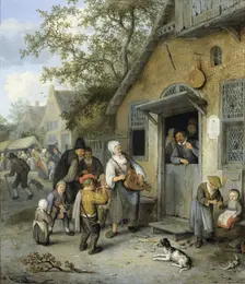 Country Kermis, 1680-1704. Creator: Cornelis Dusart