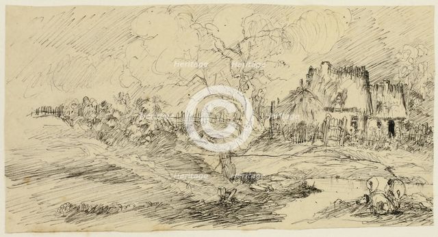 Country Landscape, n.d. Creator: Rodolphe Bresdin.