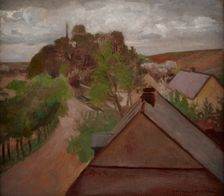 Country Landscape with a Road, between 1917-1921. Creator: Jacek Malczewski