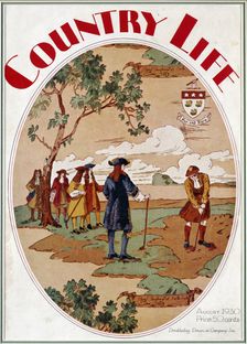Country Life magazine cover, August 1930. Creator: Unknown