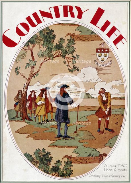 Country Life magazine cover, August 1930. Creator: Unknown.