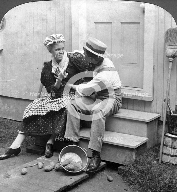 'Country Love'.Artist: American Stereoscopic Company