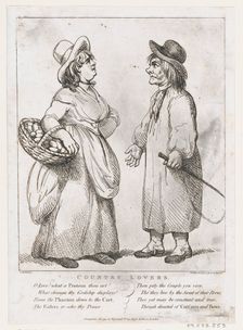 Country Lovers, March 15, 1798., March 15, 1798. Creator: Thomas Rowlandson