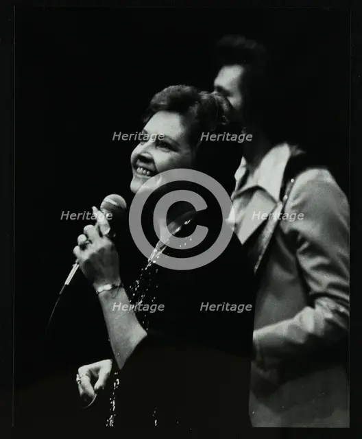 Country music singer Billie Jo Spears at the Forum Theatre, Hatfield, Hertfordshir3, late 1970s. Creator: Denis Williams.