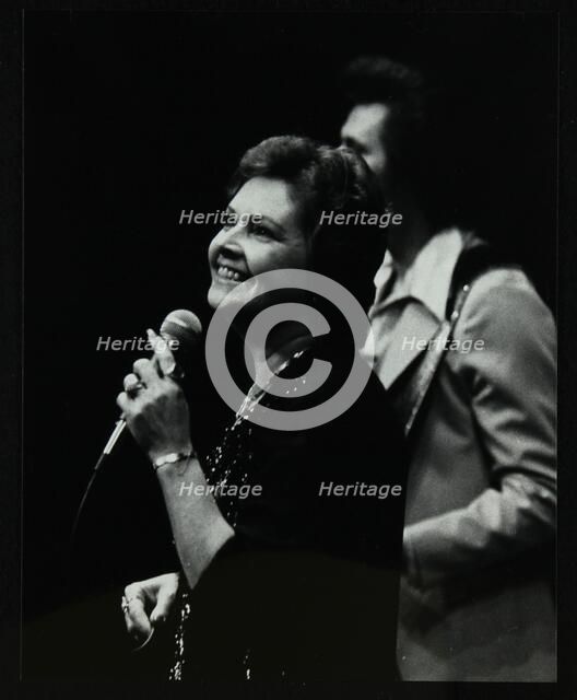 Country music singer Billie Jo Spears at the Forum Theatre, Hatfield, Hertfordshir3, late 1970s. Artist: Denis Williams