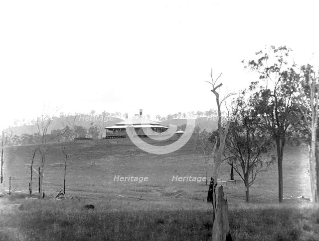 Country 'Queenslander' house, possibly Canungra Coomera region, 1888. Creator: Robert Augustus Henry L'Estrange.