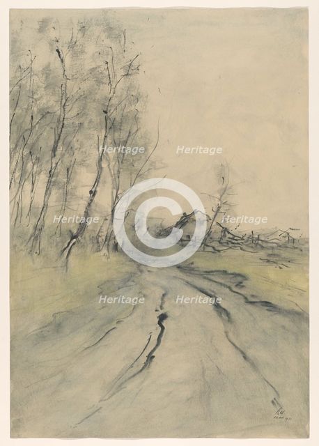 Country road, 1933. Creator: Pieter H.J.J. Ras.