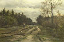Country Road near Laren, (Province of North Holland), 1870-1897. Creator: Willem Roelofs