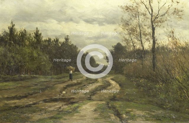 Country Road near Laren, (Province of North Holland), 1870-1897. Creator: Willem Roelofs.