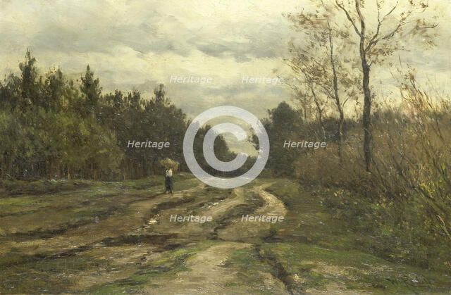 Country Road near Laren, (Province of North Holland), 1870-1897. Creator: Willem Roelofs.