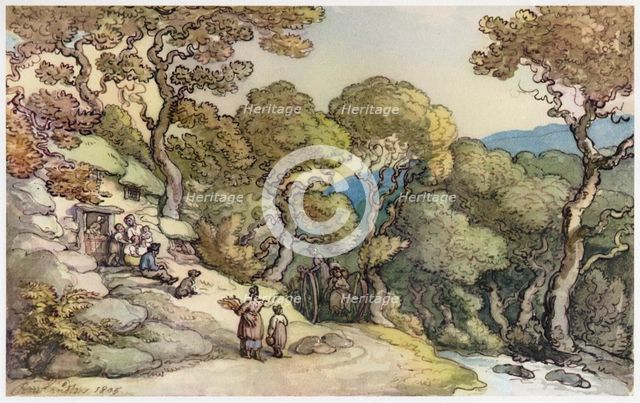 Country Scene in Cumberland, 1805. Creator: Thomas Rowlandson.