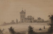 Country Seat of Reverdy Johnson, mid 19th century. Creator: Alfred Jacob Miller
