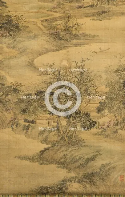 Countryside, 1742. Creator: Zhang Xu.