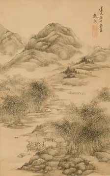 Countryside, 1846. Creator: Dai Xi