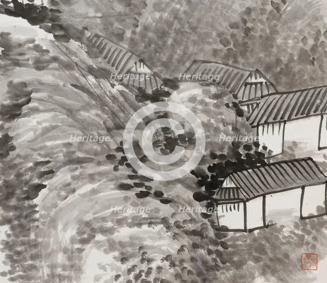 Countryside, 1926. Creator: Yao Hua.