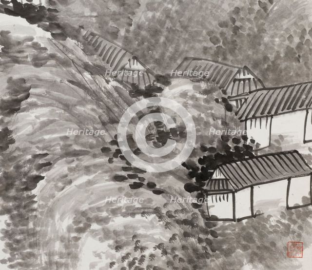Countryside, 1926. Creator: Yao Hua.