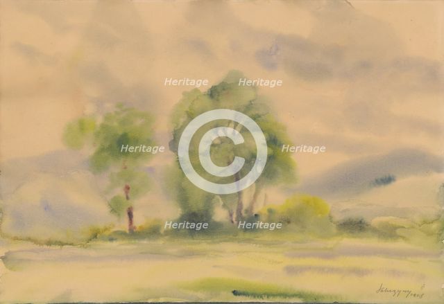 Countryside, 1928. Creator: Zolo Palugyay.