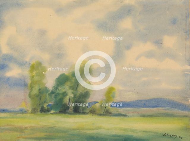 Countryside, 1929. Creator: Zolo Palugyay.