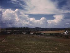 Countryside near the TVA site of the Douglas dam, Tenn., 1942. Creator: Alfred T Palmer