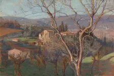 Countryside near Florence, 1902. Creator: Elin Danielson-Gambogi
