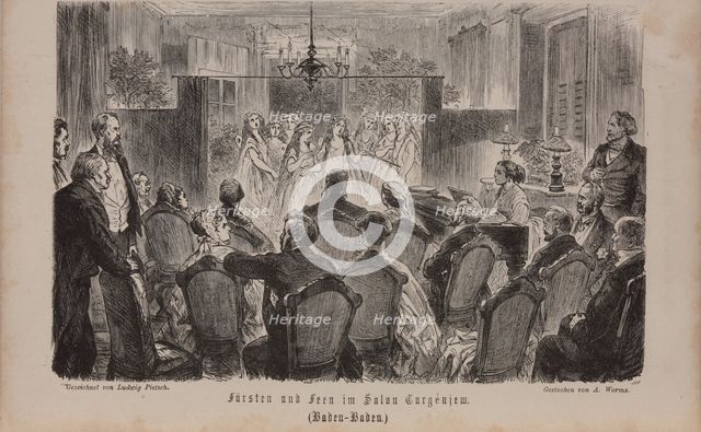 Counts and Fairies in the Turgenev's Salon in Baden-Baden.