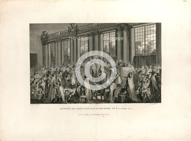 Coup of 18 Brumaire, 1800. Creator: Helman, Isidore Stanislas (1743-1806/9).
