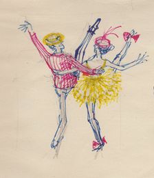 Couple dancing, c1950. Creator: Shirley Markham