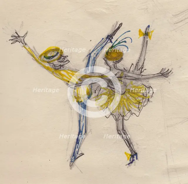 Couple dancing, c1950. Creator: Shirley Markham.